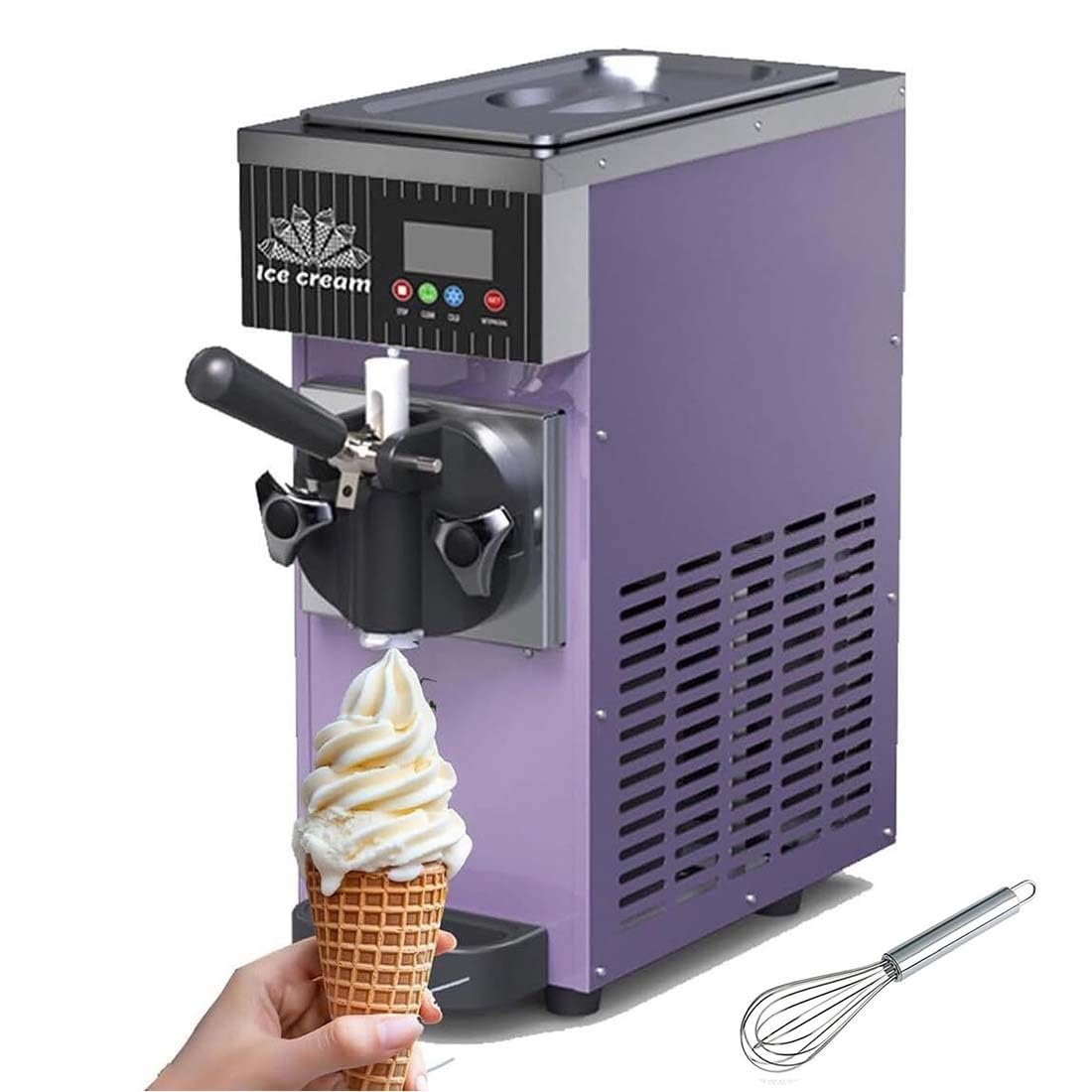Amazon | ソフトクリームマシン、750Wカウンタートップシングル